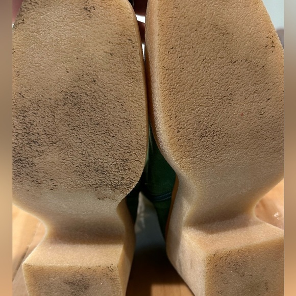 Free People Gigi Green Suede Ankle Boot - Picture 7 of 7